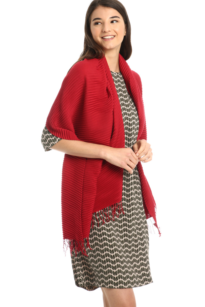 Pleated viscose scarf Intrend Pleated viscose scarf Intrend