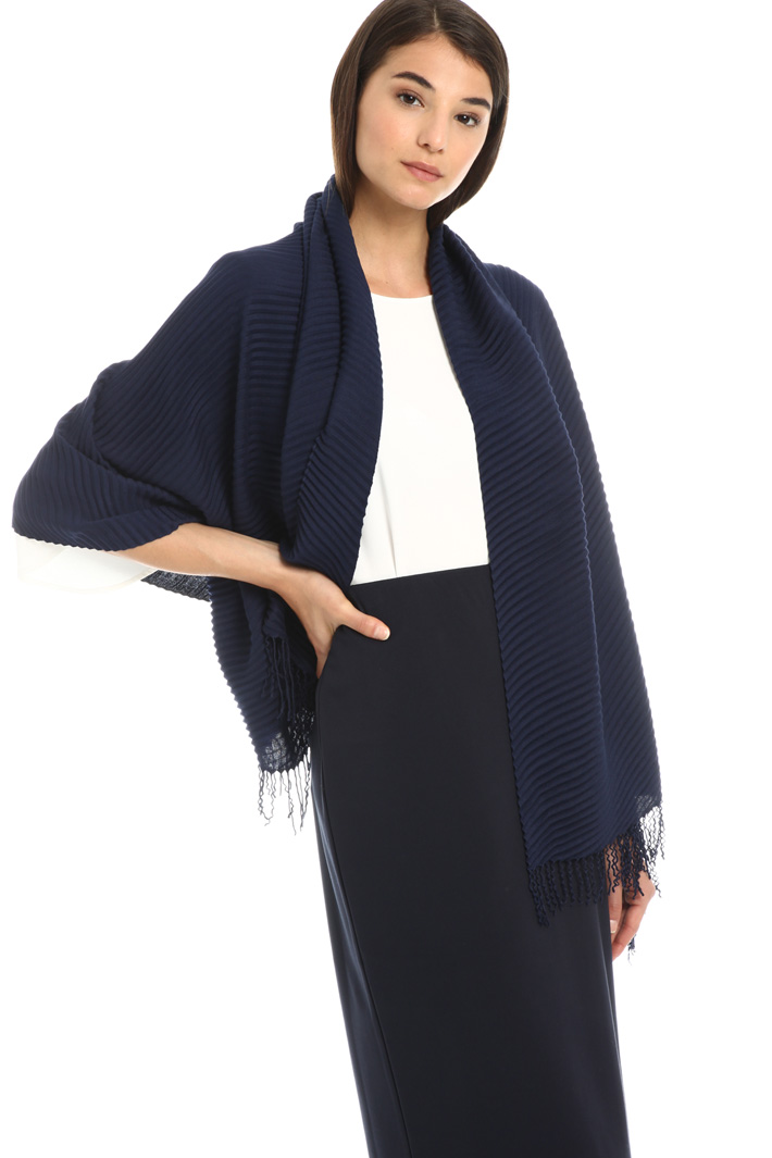 Pleated viscose scarf Intrend Pleated viscose scarf Intrend