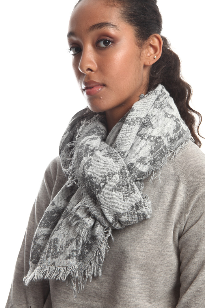 Wool alpaca scarf Intrend Wool alpaca scarf Intrend
