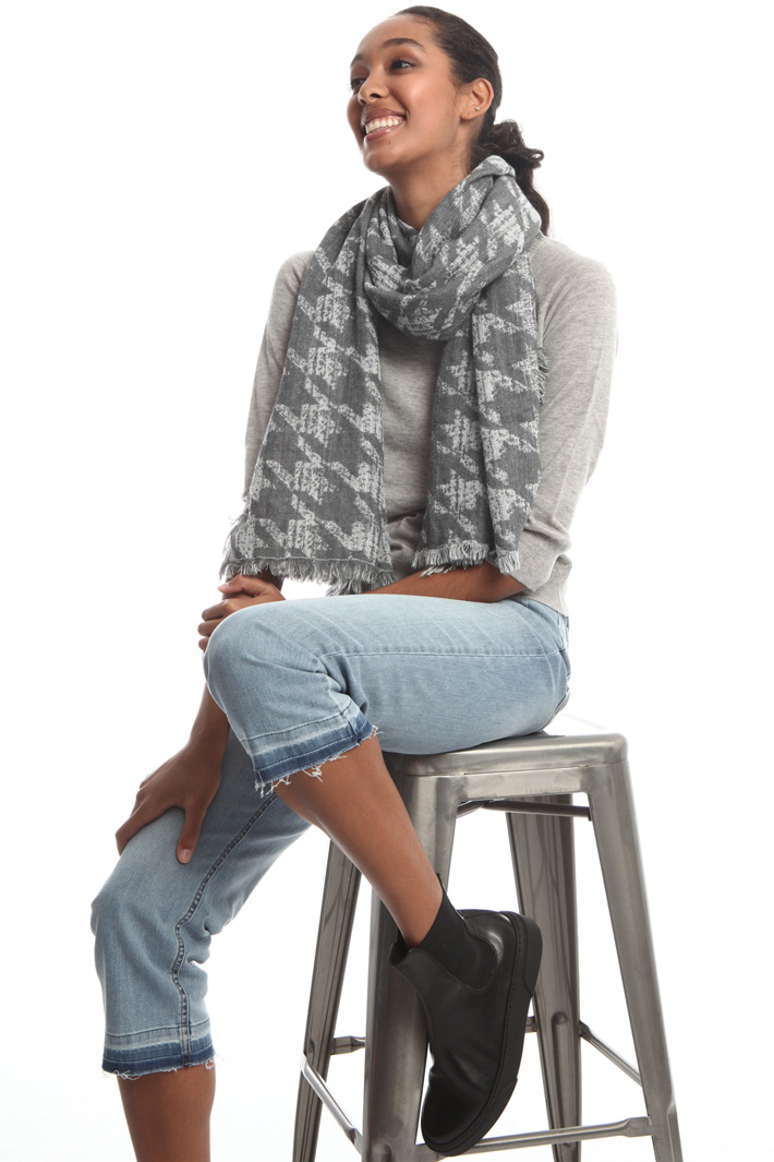 Wool alpaca scarf Intrend Wool alpaca scarf Intrend