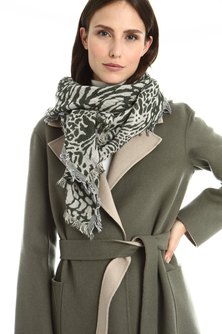 Wool alpaca scarf Intrend Wool alpaca scarf Intrend