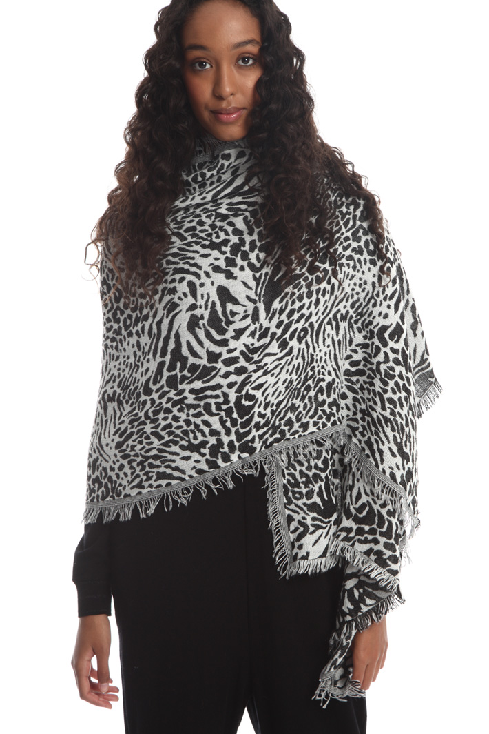 Wool alpaca scarf Intrend Wool alpaca scarf Intrend