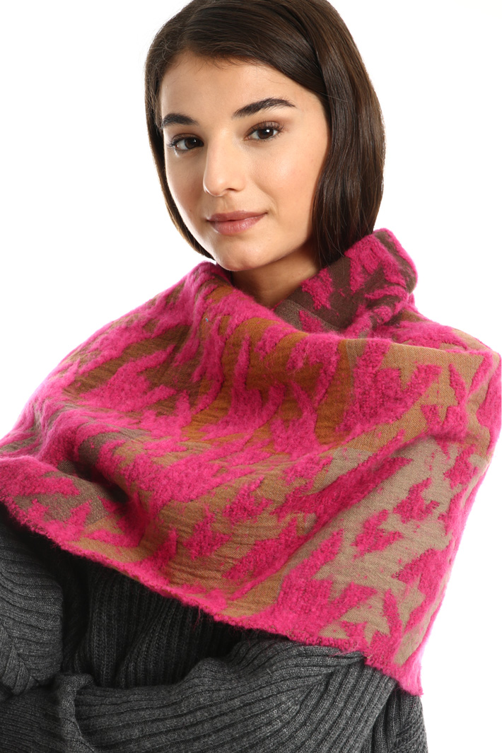 Cotton blend scarf Intrend Cotton blend scarf Intrend