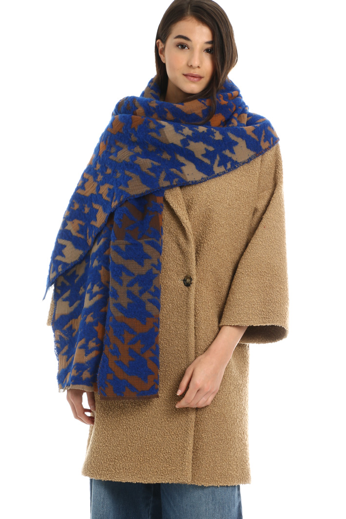 Cotton blend scarf Intrend Cotton blend scarf Intrend