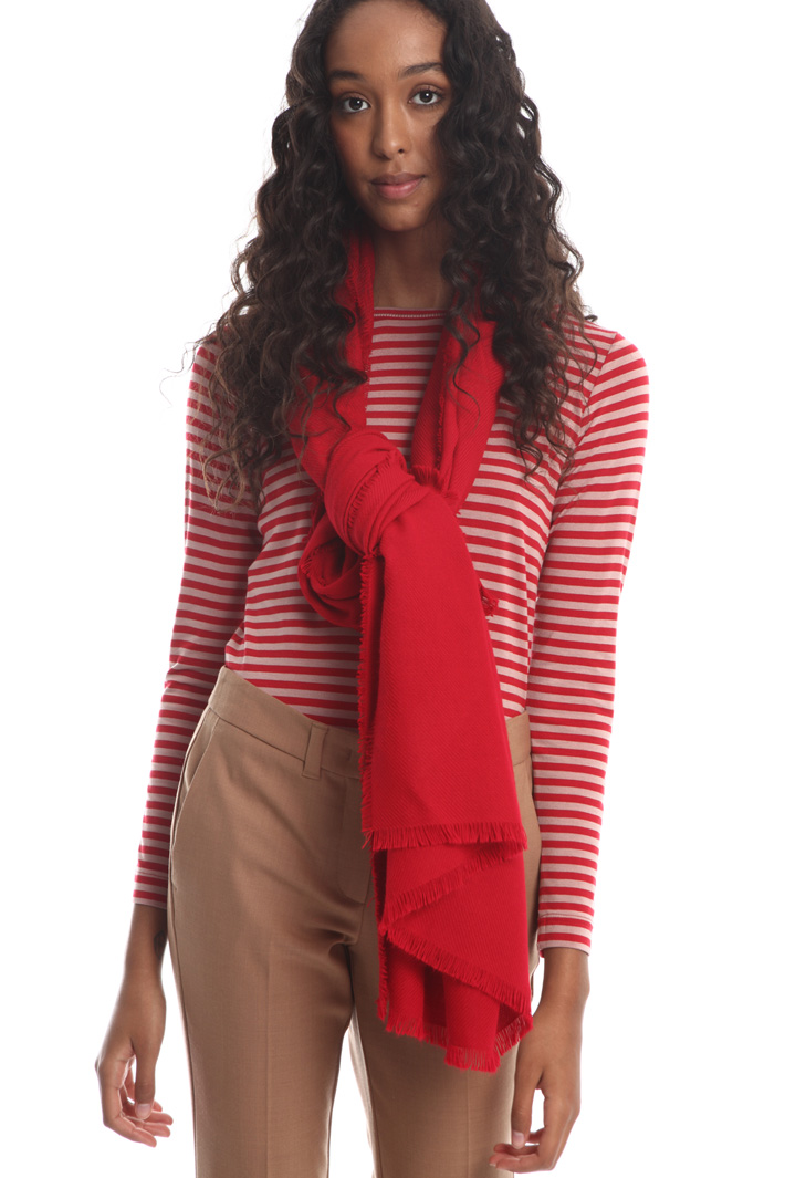 Fringed scarf Intrend Fringed scarf Intrend
