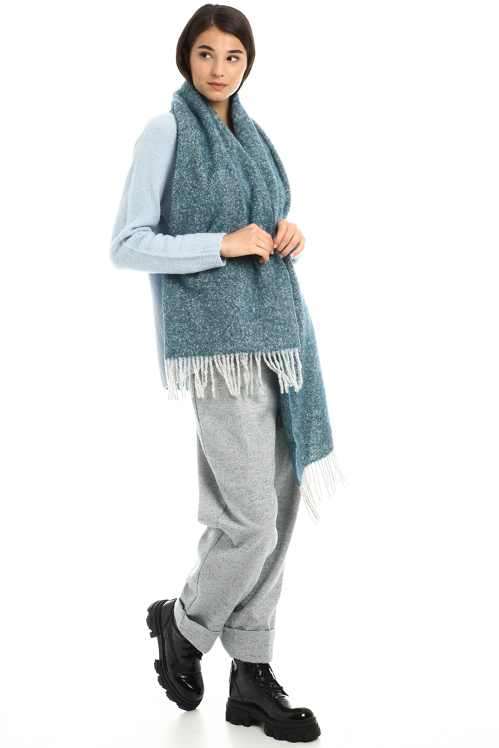 Wool blend scarf Intrend Wool blend scarf Intrend