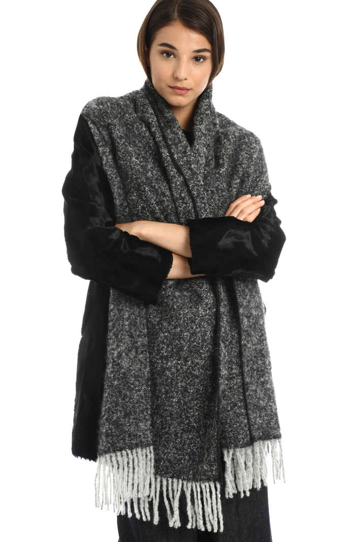 Wool blend scarf Intrend Wool blend scarf Intrend