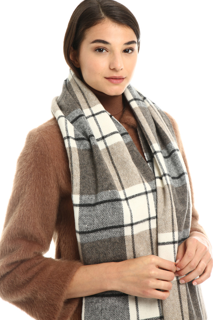 Wool blend scarf Intrend Wool blend scarf Intrend
