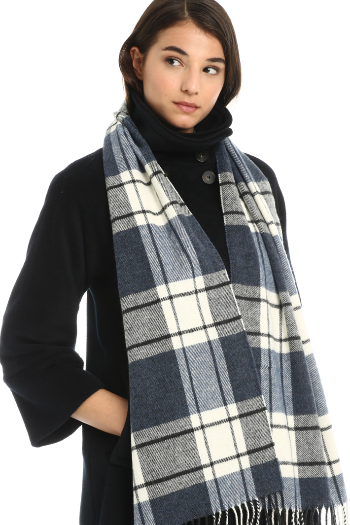 Wool blend scarf Intrend Wool blend scarf Intrend