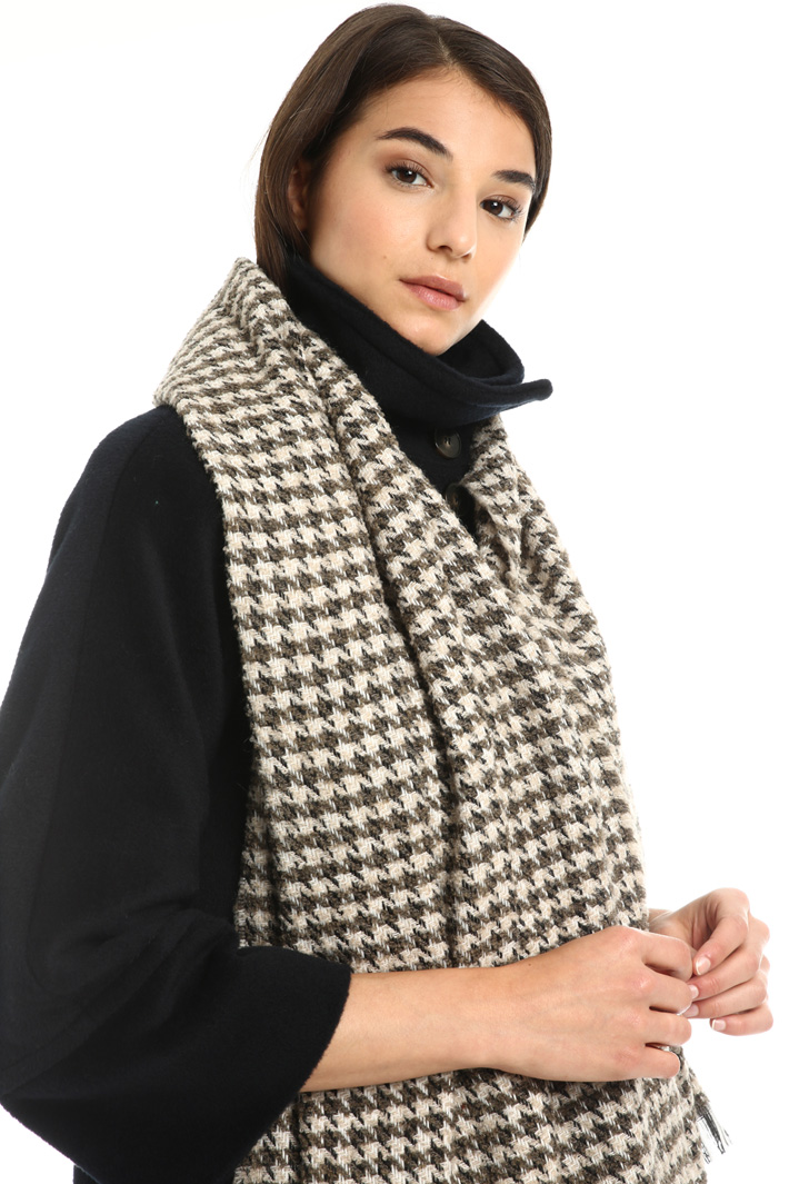Wool and alpaca scarf Intrend Wool and alpaca scarf Intrend