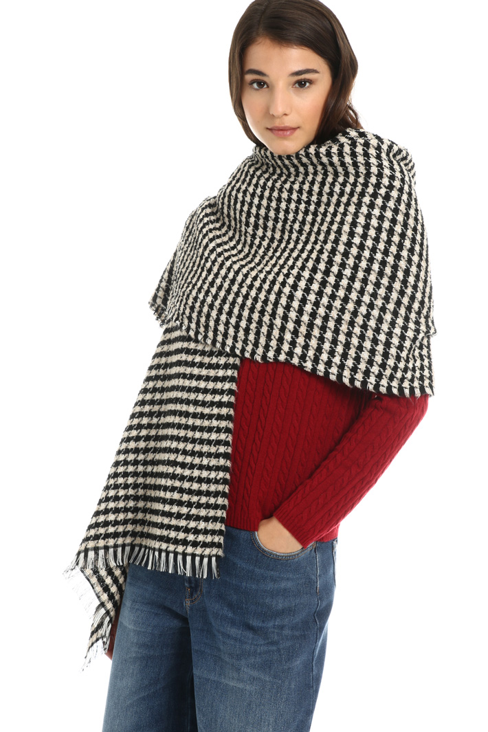 Wool and alpaca scarf Intrend Wool and alpaca scarf Intrend