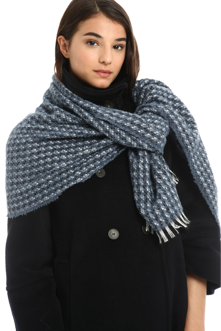 Wool and alpaca scarf Intrend Wool and alpaca scarf Intrend