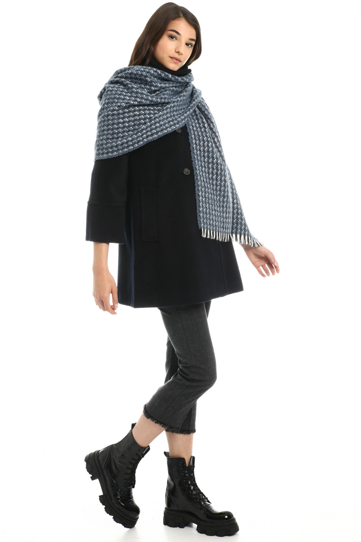 Wool and alpaca scarf Intrend Wool and alpaca scarf Intrend