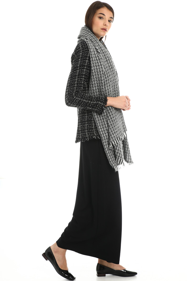 Wool and alpaca scarf Intrend Wool and alpaca scarf Intrend