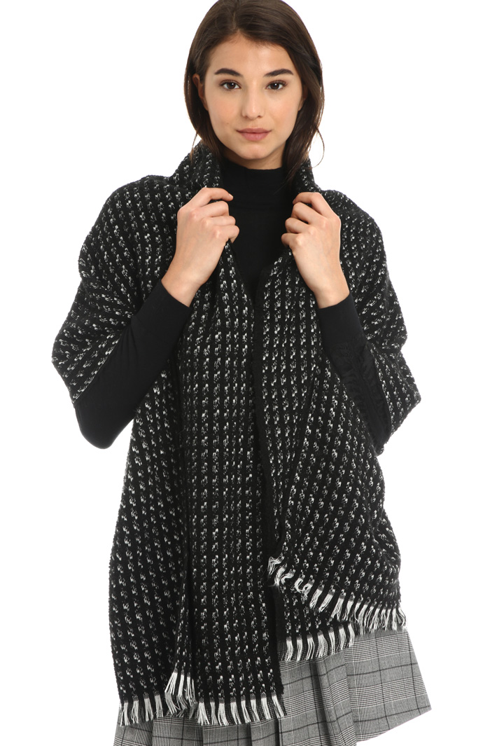 Wool and alpaca scarf Intrend Wool and alpaca scarf Intrend