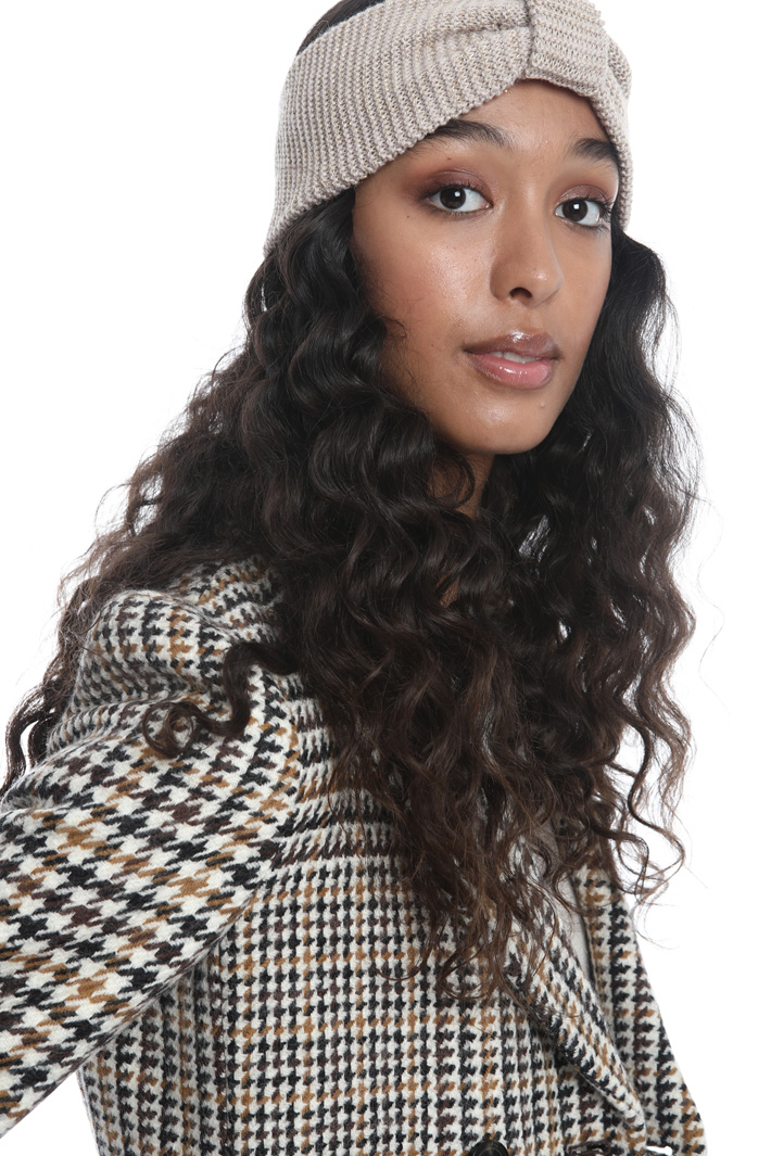 Lurex knit headband Intrend Lurex knit headband Intrend