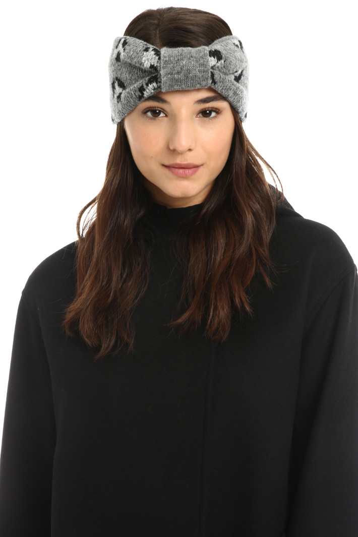 Wool blend headband Intrend Wool blend headband Intrend