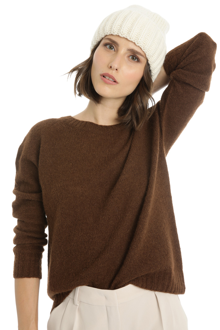 Folded knit hat Intrend Folded knit hat Intrend