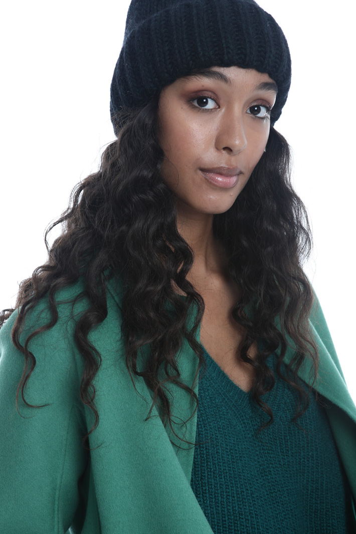Folded knit hat Intrend Folded knit hat Intrend