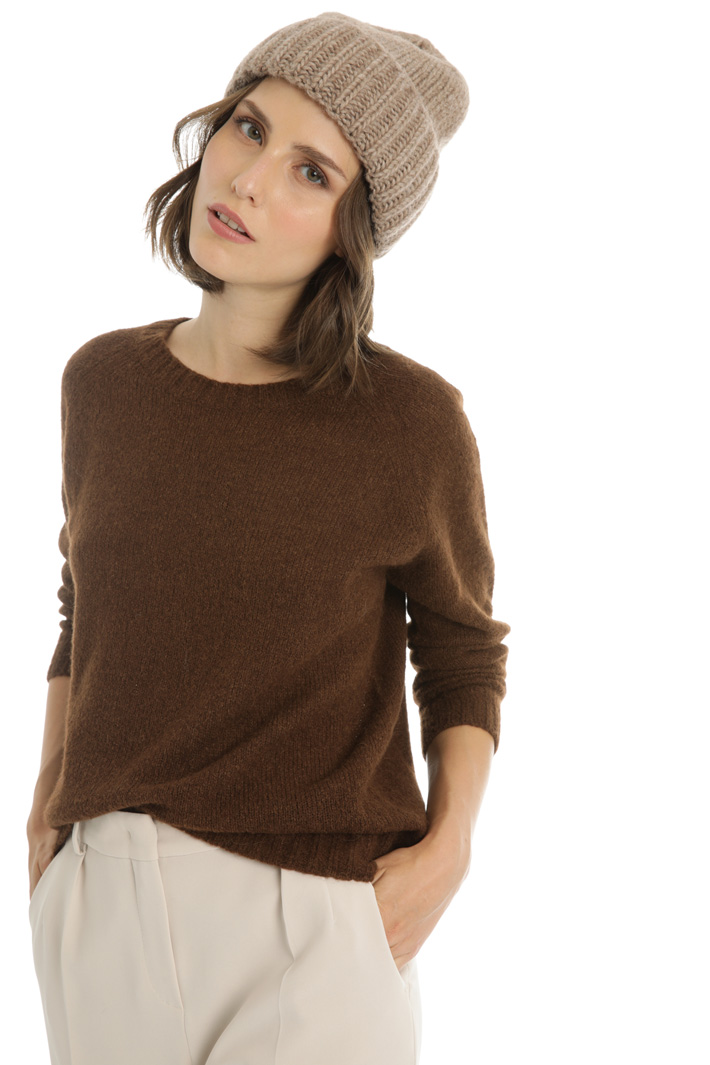 Folded knit hat Intrend Folded knit hat Intrend