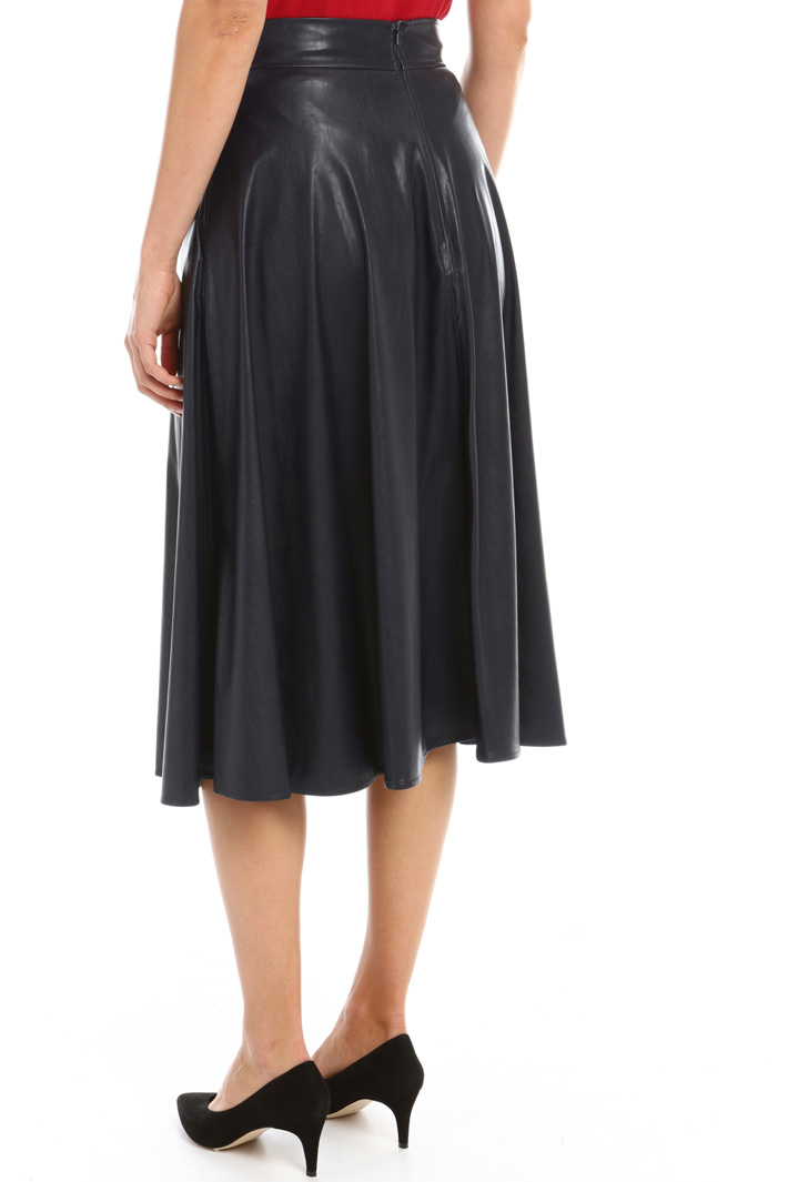Coated midi skirt Intrend Coated midi skirt Intrend