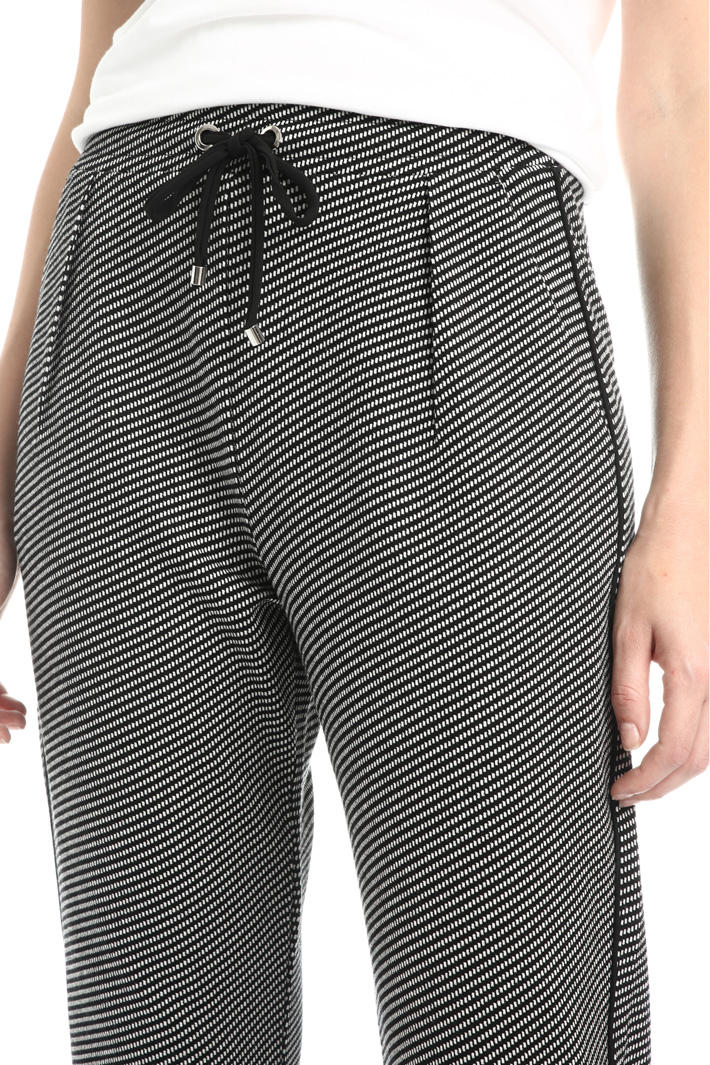 Jacquard jersey trousers Intrend Jacquard jersey trousers Intrend