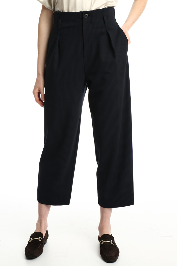 Pinstriped jersey trousers Intrend Pinstriped jersey trousers Intrend