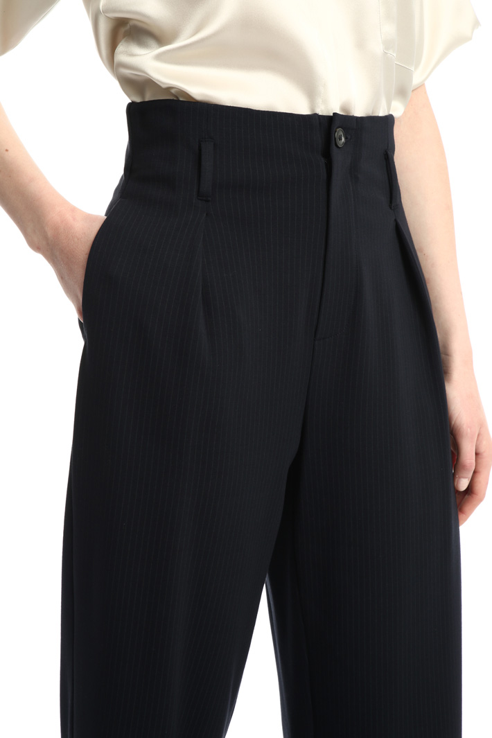 Pinstriped jersey trousers Intrend Pinstriped jersey trousers Intrend
