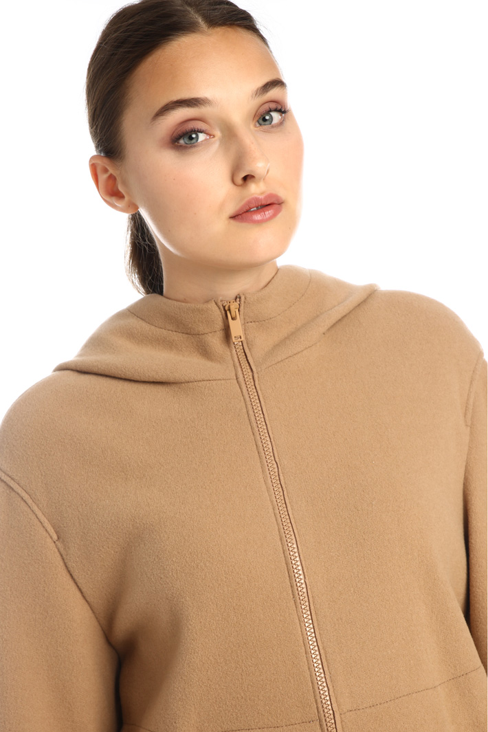 Hooded wool coat Intrend Hooded wool coat Intrend