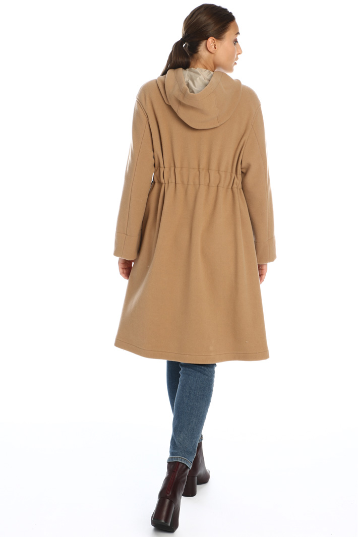 Hooded wool coat Intrend Hooded wool coat Intrend