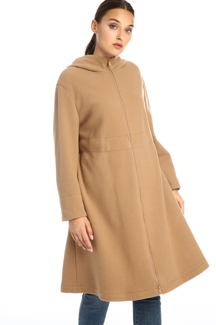 Hooded wool coat Intrend Hooded wool coat Intrend