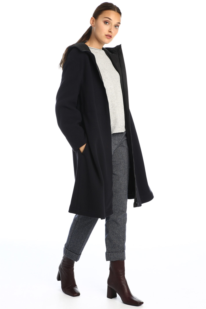 Hooded wool coat Intrend Hooded wool coat Intrend