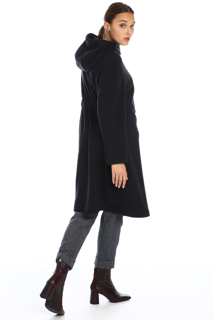 Hooded wool coat Intrend Hooded wool coat Intrend