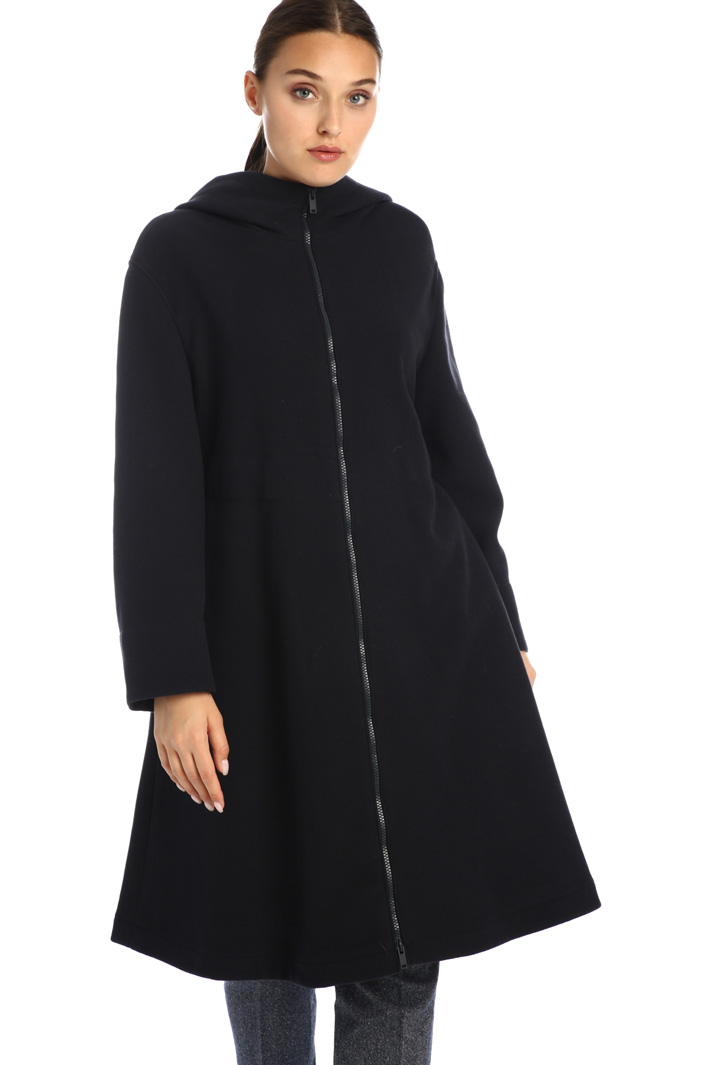 Hooded wool coat Intrend Hooded wool coat Intrend