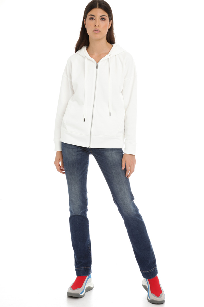 Hooded jersey sweatshirt Intrend Hooded jersey sweatshirt Intrend