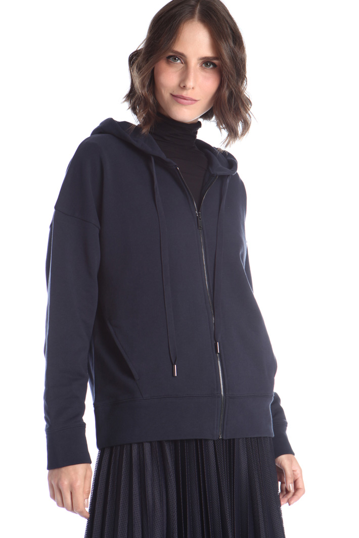 Hooded jersey sweatshirt Intrend Hooded jersey sweatshirt Intrend