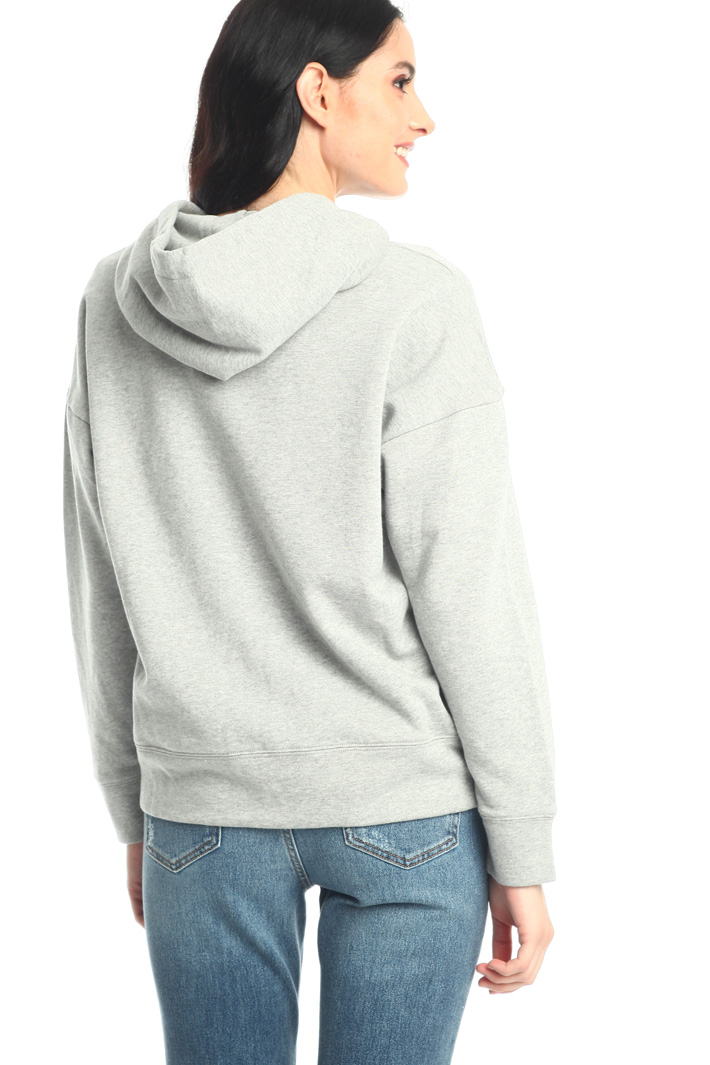 Felpa in jersey con cappuccio Intrend Felpa in jersey con cappuccio Intrend