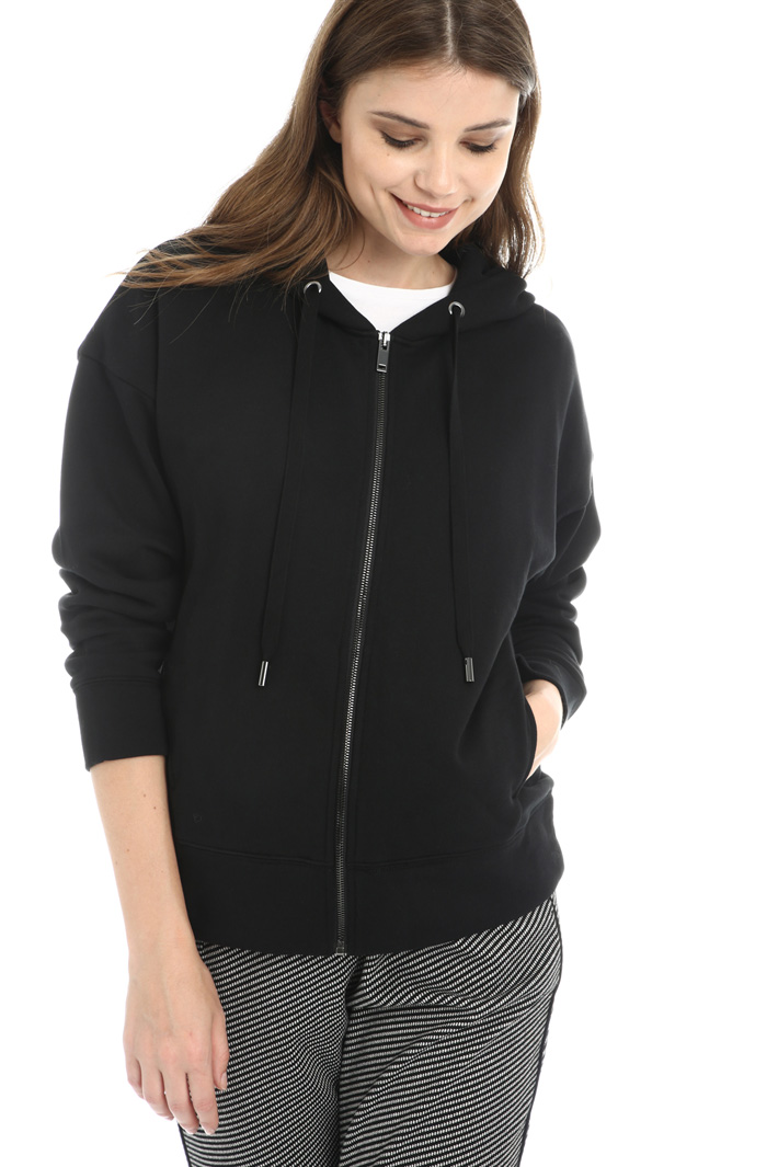 Hooded jersey sweatshirt Intrend Hooded jersey sweatshirt Intrend