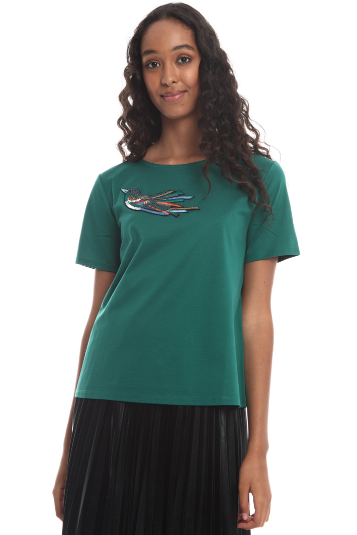 Embroidered T-shirt Intrend Embroidered T-shirt Intrend