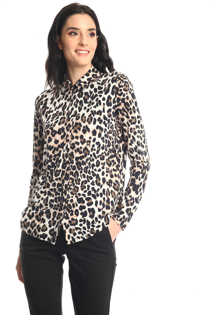 Printed jersey shirt Intrend Printed jersey shirt Intrend
