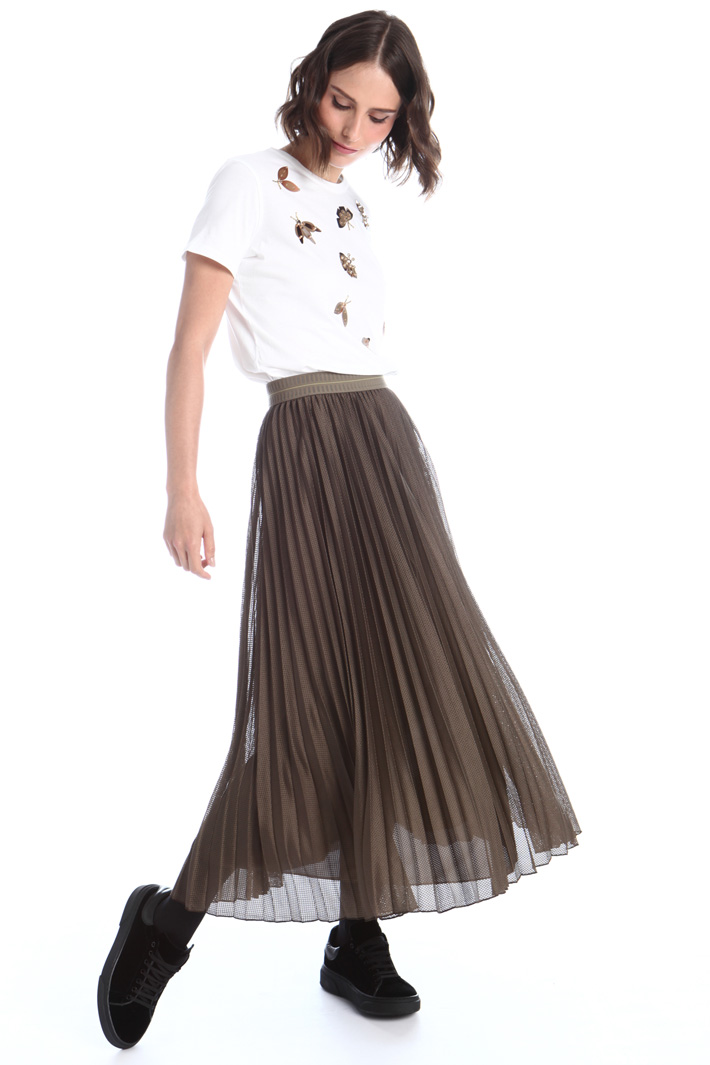 Embroidered jersey T-shirt Intrend Embroidered jersey T-shirt Intrend