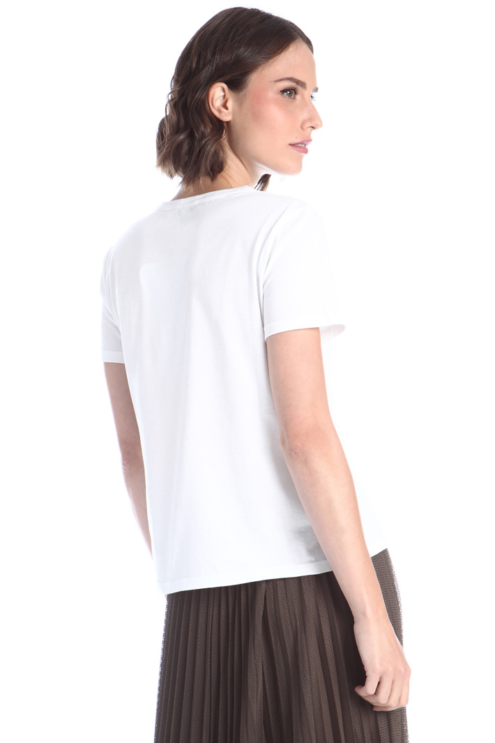 Embroidered jersey T-shirt Intrend Embroidered jersey T-shirt Intrend