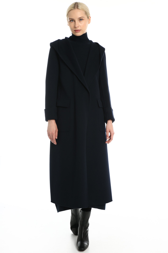 Hooded wool coat Intrend Hooded wool coat Intrend