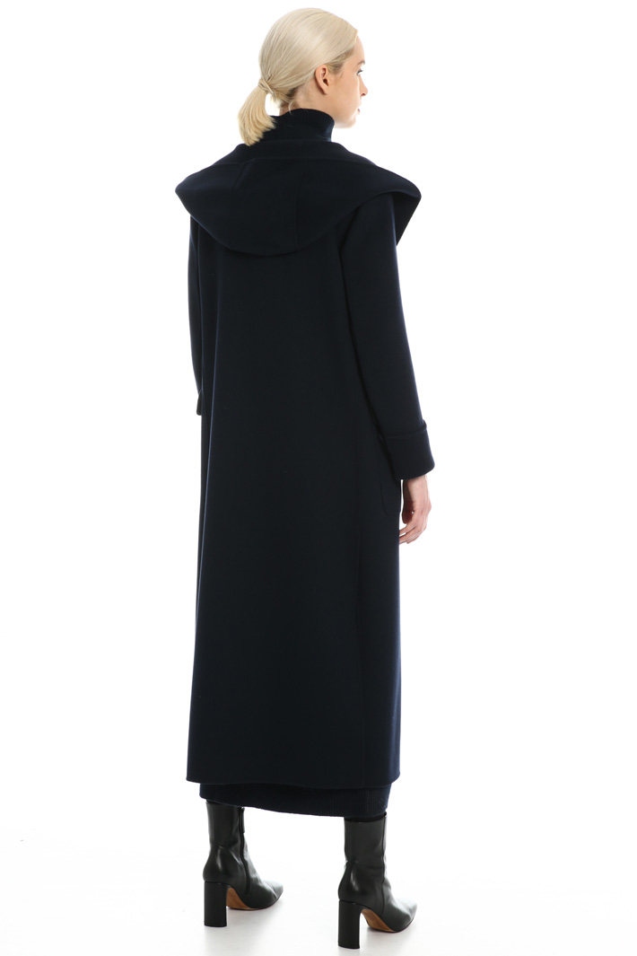 Hooded wool coat Intrend Hooded wool coat Intrend