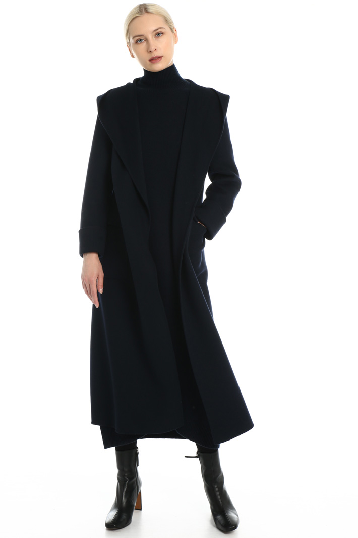 Hooded wool coat Intrend Hooded wool coat Intrend