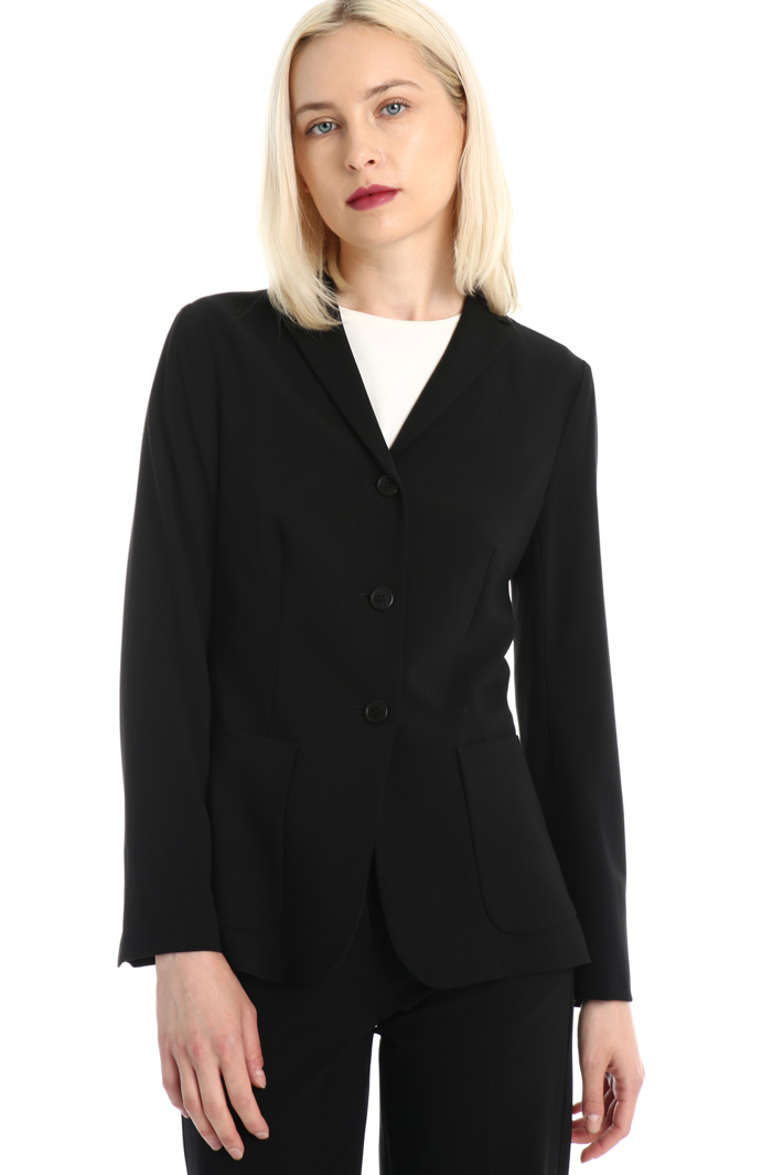 Wool canvas blazer Intrend Wool canvas blazer Intrend