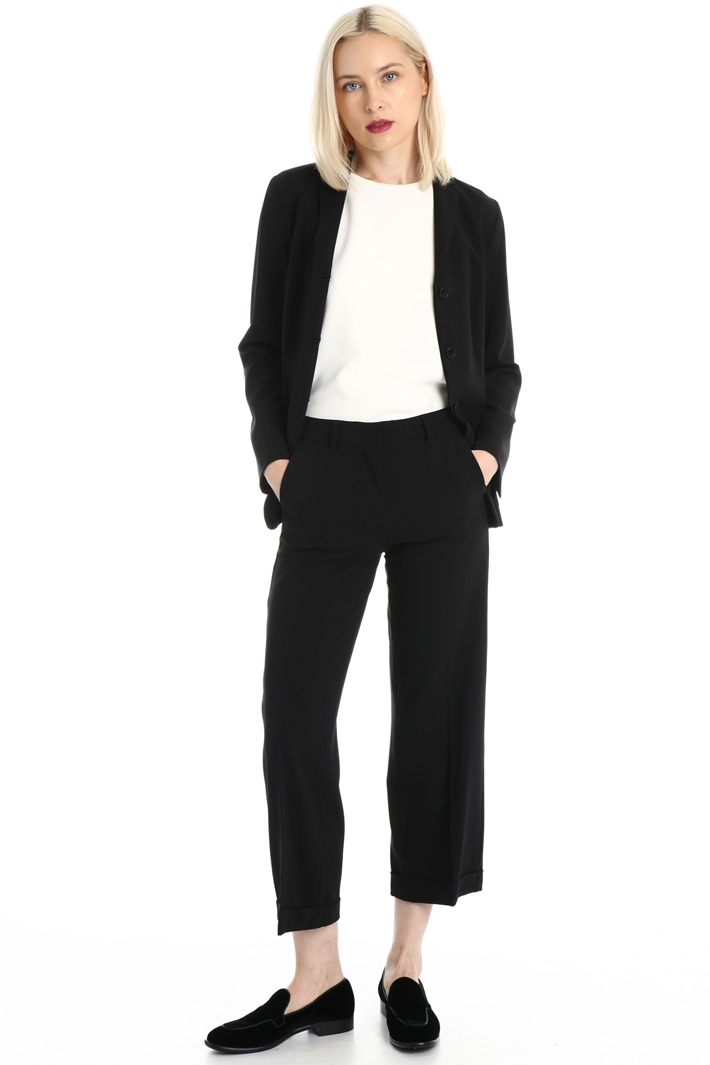 Wool canvas blazer Intrend Wool canvas blazer Intrend
