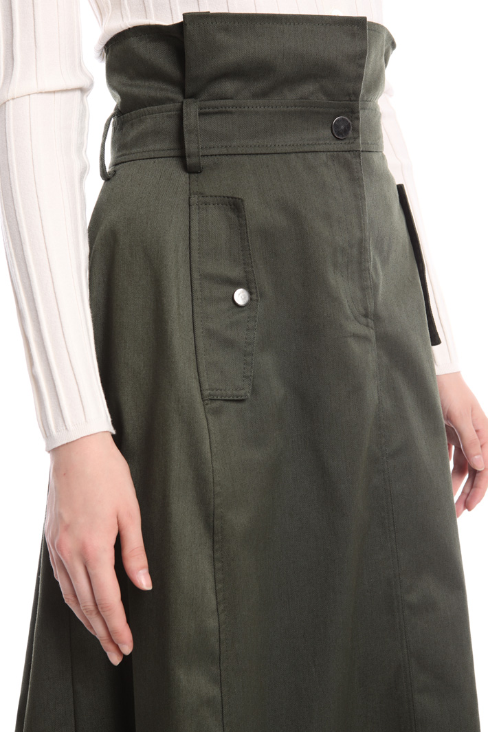 High waist cotton skirt Intrend High waist cotton skirt Intrend