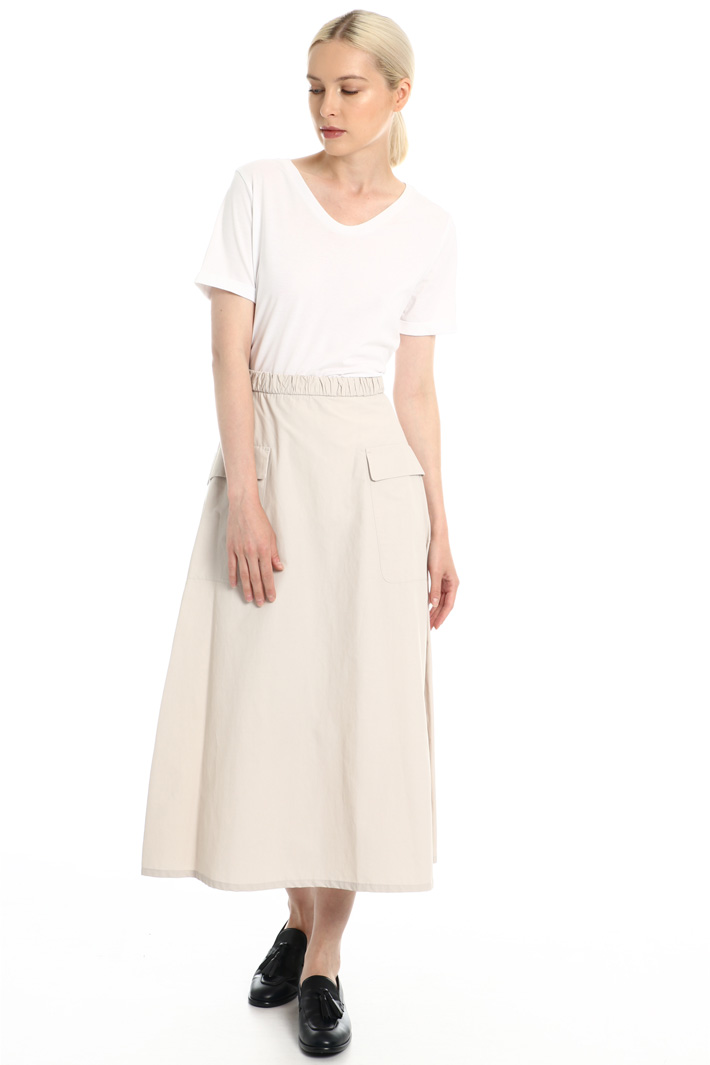 Cotton taffeta skirt Intrend Cotton taffeta skirt Intrend