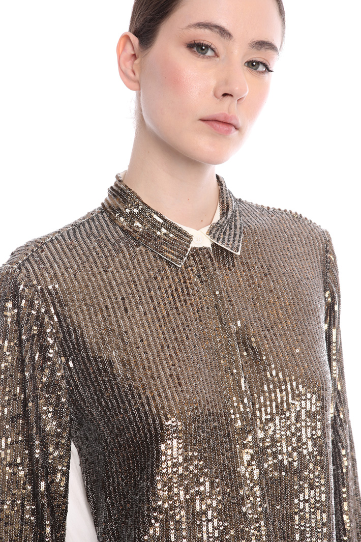 All-over sequin shirt Intrend All-over sequin shirt Intrend